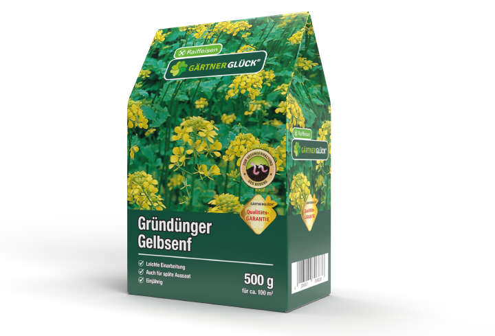 GÄRTNERGLÜCK Gründünger Gelbsenf